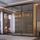 Ver imagem 1 de Roupeiro Veneto Mdf com Led 274,5x230cm 3 Portas Reflecta Olmo 1000
