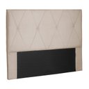 Ver imagem 1 de Cabeceira Decorativa Queen Size 1,60M Yves Suede Bege - Gran Belo