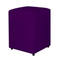Ver imagem 1 de Puff Quadrado Para Escritório Veludo Cores - DS Estofados Vermelho