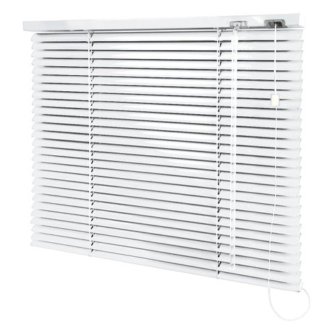 Persiana Horizontal Branca - 1,20m Larg X 1,50m Alt - Alumínio 25mm - Persianet