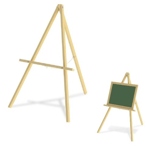 Cavalete Tripe para Lousa Quadro Branco Negro Infantil Adulto Tela Pintura Mural Expositor Suporte P