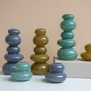 Ver imagem 2 de Vaso Decorativo Orgânico de Vidro Verde 8,5cm By0001 Btc