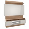 Painel 180cm com 2 Portas de Correr - Off White/Natural - 2