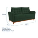 Ver imagem 3 de Kit Sofá 2 Lugares e 2 Poltronas Luxo Moderno Sala de Estar Samuel