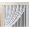 Cortina Curta para O Quarto Pequeno Masculina ou Feminina 3,00 x 2,50 Metros Semi Blackout Corta A - 3