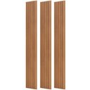 Ver imagem 3 de Painel Ripado de Madeira para Sala Quarto 134x250cm Bairon D03 Freijó - Lyam Decor