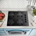Ver imagem 2 de Cooktop Atlas 4 Bocas Utop com Mesa de Vidro Preto - Bivolt