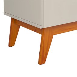Buffet 3 Portas Pés Retrô Ares Lux Off White/Nature - Tebarrot - 6 Buffet 3 Portas Pés Retrô Ares Lux Off White/Nature - Tebarrot - 6