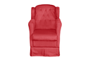 Ver imagem 3 de Puff e Poltrona Amamentação Balanço Quarto Baby Suede Vermelho - Incasa Decor