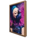 Ver imagem 1 de Quadro Decorativo Caixa Mulher Intense Tacolado Moldura Caixa 3cm Madeira com Vidro 80 X 120cm