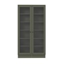 Ver imagem 7 de Cristaleira 120cm 2 Portas com Vidro 100% MDF Sevilha Verde/Hill