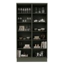 Ver imagem 6 de Cristaleira 120cm 2 Portas com Vidro 100% MDF Sevilha Verde/Hill