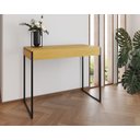 Ver imagem 1 de Aparador Industrial Califórnia 137x40 Ferro Preto Tampo Canela