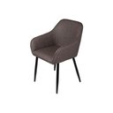Ver imagem 1 de Poltrona Volga Pu Café Base Metal