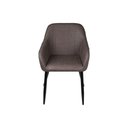 Ver imagem 2 de Poltrona Volga Pu Café Base Metal