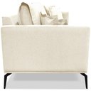 Ver imagem 2 de Sofa Sala de Estar Liv 2 Lugares Pes Aço Linho 231 Natural Ezz Natural