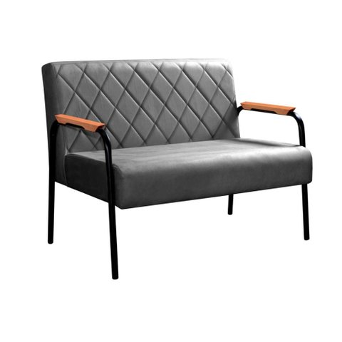 Namoradeira Ludmilla Cor:Veludo Cinza 220