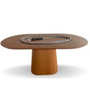 Ver imagem 3 de Mesa de Jantar Cone Retangular Arredondada 180x100cm Freijó