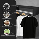 Ver imagem 7 de Kit 4 Cabideiro Suspenso Arara de Parede Pendurador de Roupas