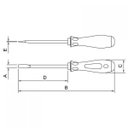 Ver imagem 2 de Chave de Fenda Ponta Chata 9x200mm Tramontina