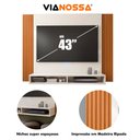 Ver imagem 2 de Painel Suspenso Tokyo para Tv de até 43 Polegadas com Dois Nichos - Vianossa: Off White Ripado