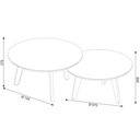 Ver imagem 2 de Conjunto de Mesa Classic Centro Redonda - Freijó