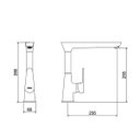 Ver imagem 2 de MONOCOMANDO DE COZINHA 7009 C78 CROMADA