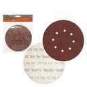 Ver imagem 1 de Disco de Lixa Base Auto-adesiva 180mm 8 Furos Grao 36 - Pacote com 10 - Bestfer