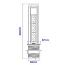 Ver imagem 3 de Torre Tomada Multiplug Embutir Mesa - Preto
