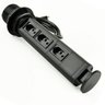 Torre Tomada Multiplug Embutir Mesa - Preto - 1