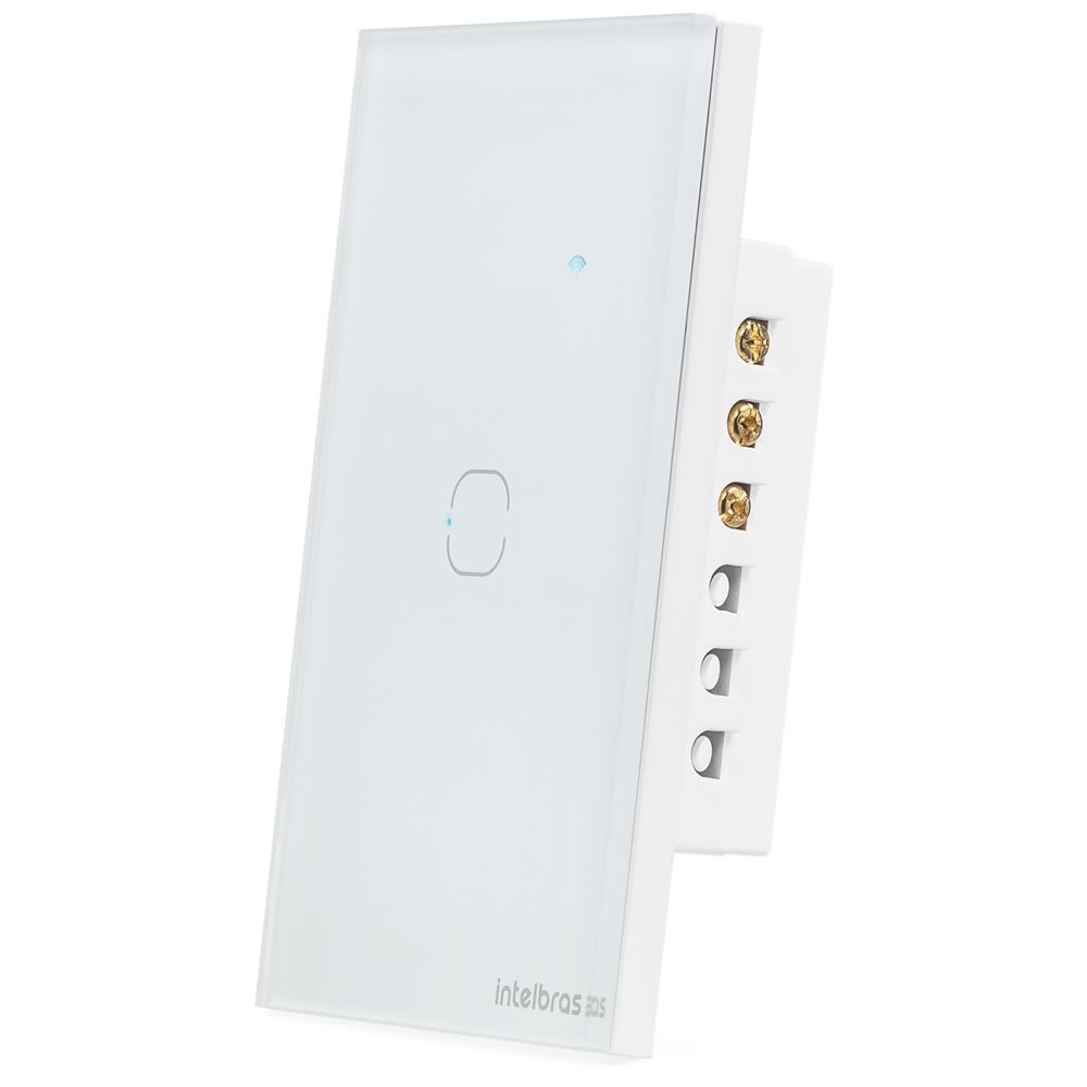 Interruptor Smart Wi-Fi Touch 1 Tecla EWS 1001 Branco Intelbras - 4