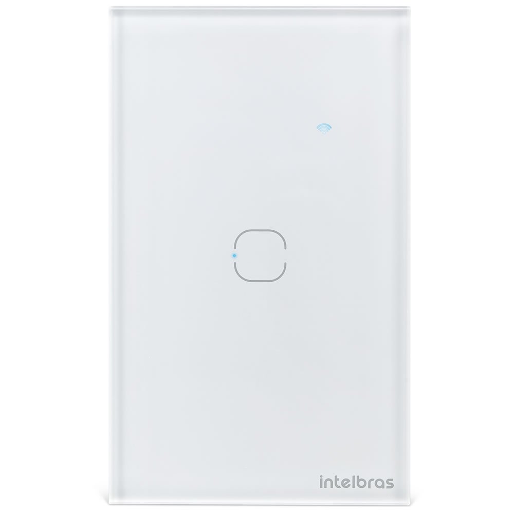 Interruptor Smart Wi-Fi Touch 1 Tecla EWS 1001 Branco Intelbras