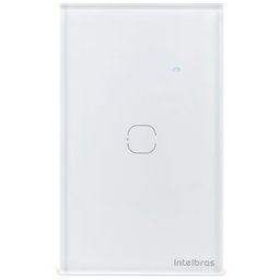 Interruptor Smart Wi-Fi Touch 1 Tecla EWS 1001 Branco Intelbras - 1