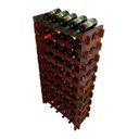 Ver imagem 2 de Adega Vinho Madeira 60 Garrafas Cor Imbuia C05 Cevey Adegas e Artesanatos