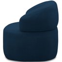 Ver imagem 6 de Kit 2 Poltronas Giratórias Sala de Estar Living Orgânico Carmen F04 Veludo Azul - Lyam Decor