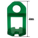 Ver imagem 2 de Ventosa Dupla para Vidro Mármore Metal Piso + Nivelador 2mm Verde 100 Un + Cunha 50 Un.
