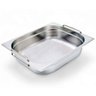 Cuba Gastronômica Inox Gn 1/2 65mm com Alça Prateada - 1