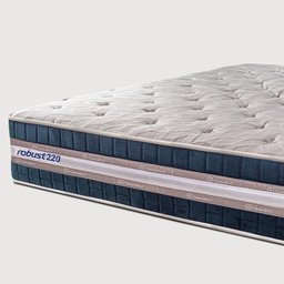 Cama Box Solteiro Colchão + Box 88x188x70 com Molas Ensacadas Robust 220 Azul Cama Inbox - 5