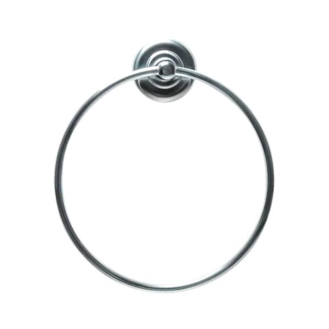 Porta Toalha Classic Argola Redondo Em Inox Fjm Cristais