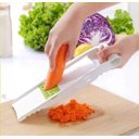 Ver imagem 5 de Ralador Fatiador Cortador de Legumes Mandolin 5 Laminas