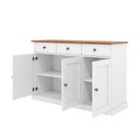 Ver imagem 5 de Balcão Buffet para sala de jantar 3 Portas e 3 Gavetas em Madeira Maciça Westerland