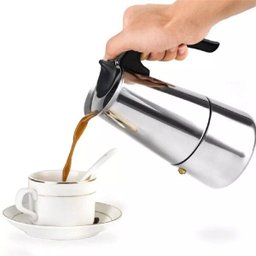 Cafeteira Italiana em Aço Inox 06 Cafés 320ml - 6