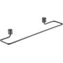 Ver imagem 1 de Suporte Porta Toalha de Banho Preto Fosco Toalheiro 45cm para Banheiro Schmitt