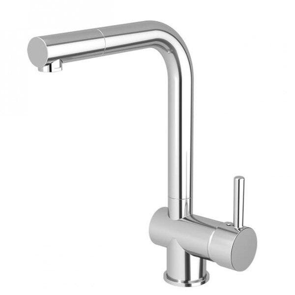 Misturador Monocomando para Cozinha 7008 Aço Escovado Minimal Advance Meber Metais - 1