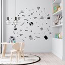 Ver imagem 1 de Kit de Adesivos Mundo Adolescente Aula Online Elementos Internet Cantinho Estudos