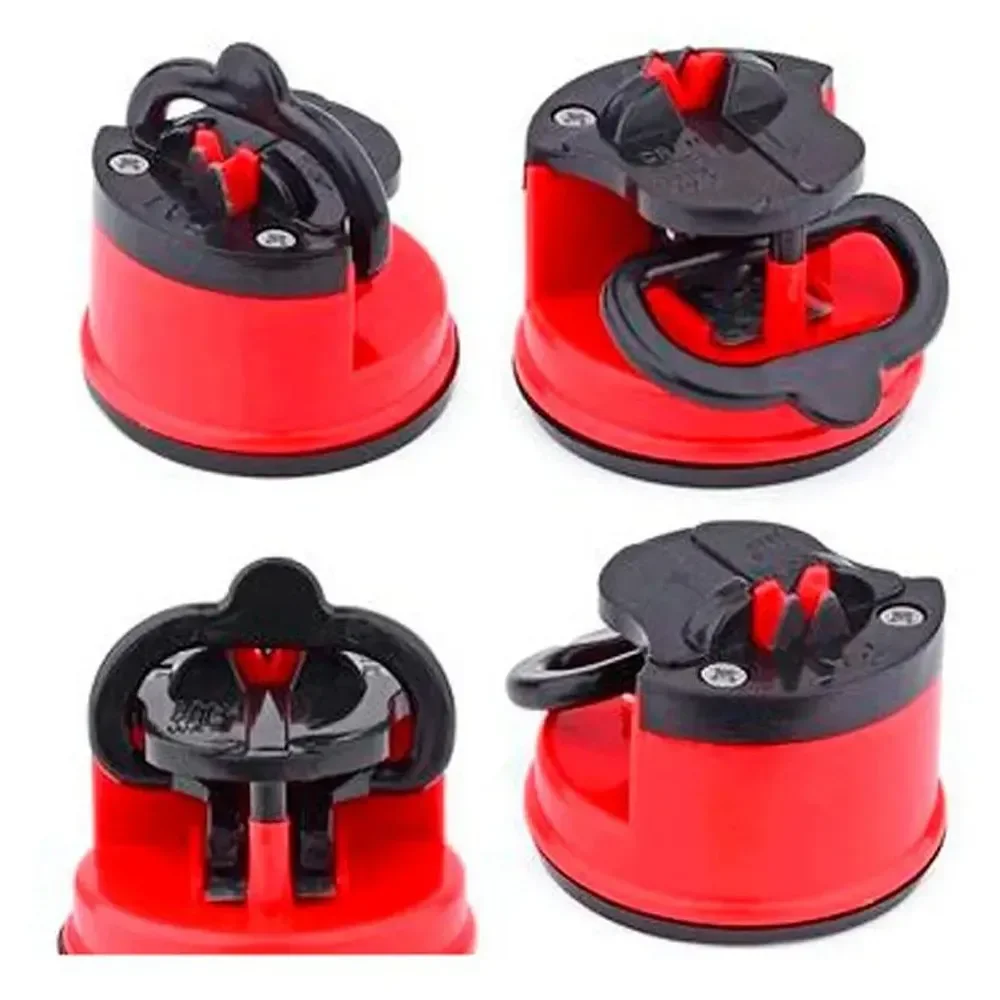 Ver imagem 4 de Afiador Amolador de Facas para Tesoura Canivete Facão com Ventosa