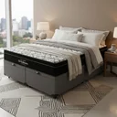 Ver imagem 4 de Cama Box Baú com Colchão de Espuma D45 Ortobom Airtech Ortopillow 150 D45 Queen 158cm