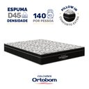 Ver imagem 5 de Cama Box Baú com Colchão de Espuma D45 Ortobom Airtech Ortopillow 150 D45 Queen 158cm