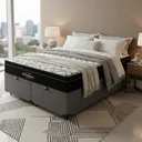 Ver imagem 4 de Cama Box Baú com Colchão de Espuma D45 Ortobom Airtech Ortopillow 150 D45 Queen 158cm