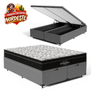 Ver imagem 3 de Cama Box Baú com Colchão de Espuma D45 Ortobom Airtech Ortopillow 150 D45 Queen 158cm